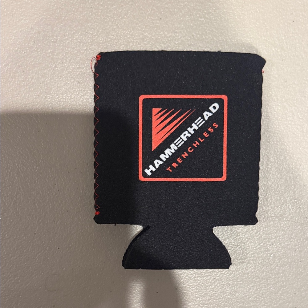 New! Black Can Cooler Sleeve / Coozie
